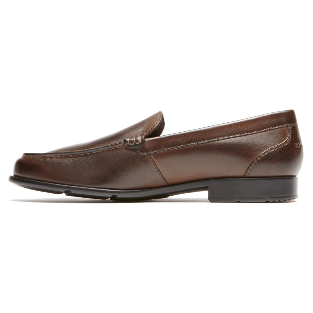 Mocassins Rockport Homem Marrom Escuro - Classic Venetian - 75286MVUJ